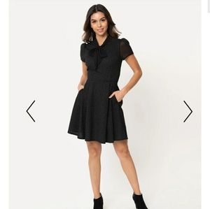 Smak Parlour empower hour tie neck dress